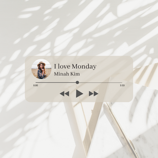 Minimalist Music Playlist Instagram Post